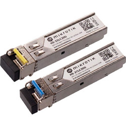MikroTik HS-2733LC20D, Singlemode BiDi industrial-grade 1G/2.5G SFP Kit, 20km