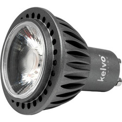 kelvo(R) KYRON 10 KLV-103-0005 Σποτ GU10 MR16 LED 7W 700lm CRI (Ra) 90 10 AC 220-240V IP20 Ultra Θερμό Λευκό 1800K Dimmable - CREE CXA Chip - Γκρι Ανθρακί Ματ - Μ5 x Π5 x Υ6cm
