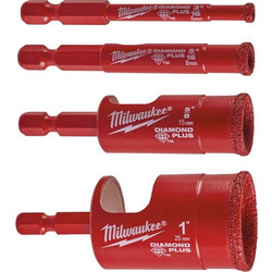 Milwaukee 1/4" Τρυπάνια Διαμαντοκορώνες - Φ25 49560517/4932498350