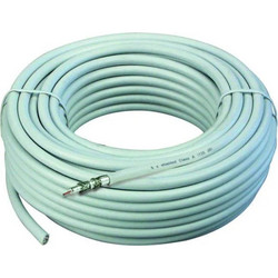 Schwaiger Καλώδιο Κεραίας Coax male - Coax female Λευκό 25m 1τμχ