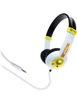 Geemarc Telecom Kiwibeat 101 Ενσύρματα Παιδικά Ακουστικά On Ear Μαύρα Λευκά