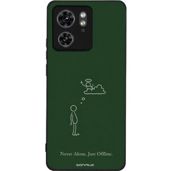Sonique Men's Edition Θήκη με Σχέδιο «Never Alone» (Motorola Edge 40 5G)