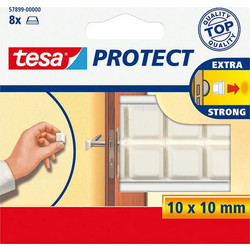 Tesa 57899 Τσοχάκια Τετράγωνα με Αυτοκόλλητο 10x10mm 8τμχ