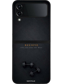Sonique Men's Edition Θήκη με Σχέδιο «Believe» (Samsung Galaxy Z Flip 4)