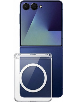 BLUEO - Ultra Clear Anti-Drop Magsafe Series - Samsung Galaxy Z Flip8 - Clear