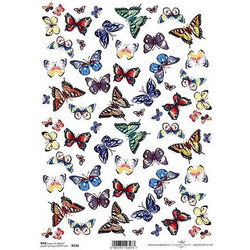 Ριζόχαρτο butterflies 2" 21x29εκ. (ITD-R130)