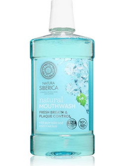 Natura Siberica Natural Cranberry Plaque Control & Fresh Breath Στοματικό Διάλυμα για Προστασία Ούλων Κατά της Πλάκας 520ml