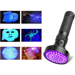 Hinmay 100Led Φακός UV Μπαταρίας Led