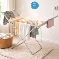 Ηλεκτρική Απλώστρα Αλουμινίου 220-240V - 147x54x94cm