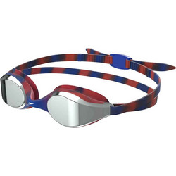 Speedo Hyper Flyer Mirror Παιδικά Γυαλάκια Κολύμβησης Αντιθαμβωτικά Κόκκινα Navy Μπλε