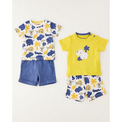 IDO SHORT SLEEVED SET - 4.G153/00 - ΑΓΟΡΙ - WHITE-ROYAL