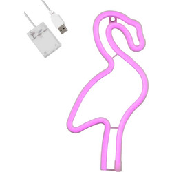 Φωτιστικό ταμπέλα GloboStar Flamingo ροζ