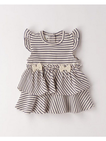 IDO KNITTED DRESS WITH SLEEVES - 4.G194/00 - ΚΟΡΙΤΣΙ - BLUE