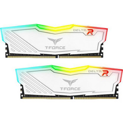 TeamGroup Delta RGB 16GB (2X8GB) DDR4 RAM 3200MHz White TF4D416G3200HC16FDC01