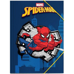 ΔΙΑΚΑΚΗΣ Φάκελος με Λάστιχο Χάρτινος 25χ35 Spiderman 000508771
