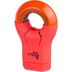 Γόμα-Ξύστρα Serve Ring Κόκκινο