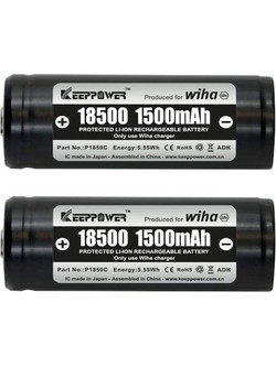 Wiha Επαναφορτιζόμενες Μπαταρίες 18500 Li-ion 1500mAh 2τμχ