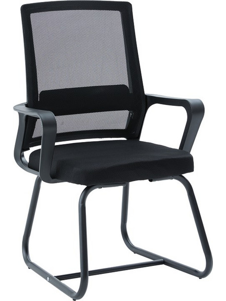 Καρέκλα επισκέπτη Palma pakoworld mesh μαύρο 46x52x94εκ