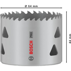 BOSCH ΠΟΤΗΡΟΤΡΥΠΑΝΟ PRO MULTI MATERIAL ΜΕ ΣΠΕΙΡΩΜΑ 64 mm 2608901520