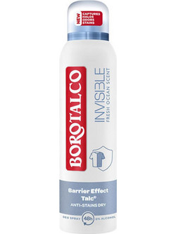 Borotalco Invisible Fresh Ocean Αποσμητικό Spray 48h 150ml