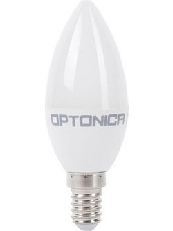 OPTONICA OPTONICA LED λάμπα C37 1425, 5.5W, 6000K, E14, 450lm