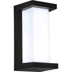 Powertech POWERTECH LED φωτιστικό τοίχου HLL-0166, 12W, 4000K, 960lm, IP65, μεταλλικό, μαύρο