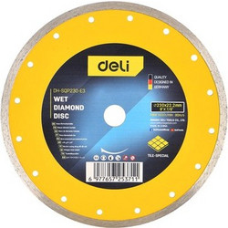DELI DELI δίσκος κοπής διαμαντέ DH-SQP230-E3, δομικών υλικών, 230mm, 6650rpm, wet