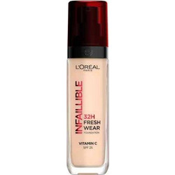 L'Oreal Paris Infaillible 32H Fresh Wear Foundation Make Up 30ml - 20 Ivory