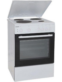 Eskimo ES 4010 W Κουζίνα Ηλεκτρική 72lt με Εμαγιέ Εστίες 60cm