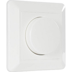 GloboStar 999-0006 Ροοστάτης Dimmer Τοίχου LED AC100-240V 400W IP20 Μ8.4 x Π8.4 x Υ4.5cm
