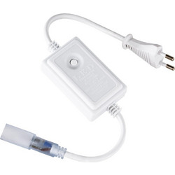 GloboStar 70648 Controller Αδιάβροχος IP44 AC/DC 230V για έως 100 μέτρα Πολύχρωμου RGB Φωτοσωλήνα LED 8 Προγραμμάτων