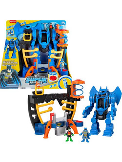 Fisher-Price Imaginext DC Batman Φρούριο Ρομπότ Σετ Φιγούρες Δράσης για 3+ Ετών