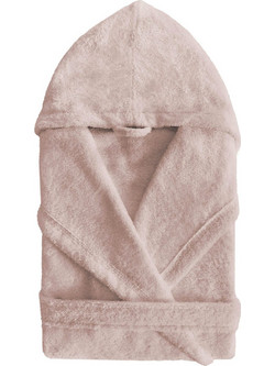 Sorema Μπουρνούζι 100% Βαμβακερό με Κουκούλα Nude NEW-PLUS-HOODED
