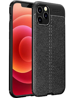 Ancus AutoFocus Shock Proof Back Cover Black (iPhone 12 / 12 Pro)