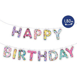 TREND HAUS Γιρλάντα Trend Festival Happy Birthday 1.8m 961785