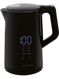 Profi Cook PC-WKS 1243 Ανοξείδωτος Βραστήρας 1.7lt 2200W με Ρύθμιση Θερμοκρασίας
