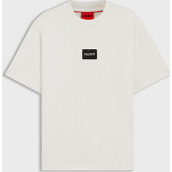 Ανδρικό T-shirt με Λαιμόκοψη Λευκό Hugo 50557445-102