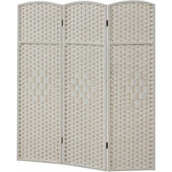 ΠΑΡΑΒΑΝ BAMBOO 3 ΦΥΛΛΑ ΛΕΥΚΟ 150Χ180CM
