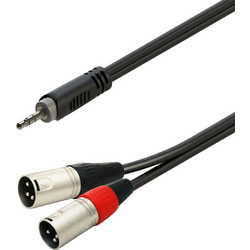 SOUNDSATION GLJSM2XM3 | Καλώδιο Αντάπτορας 3.5mm Jack male STEREO - 2x XLR 3P male, 3m