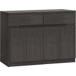 ΜΠΟΥΦΕΣ JOLENE HM2234.01 2 ΣΥΡΤΑΡΙΑ & 4 ΠΟΡΤΕΣ ZEBRANO 120X40X80εκ. HOMEMARKT
