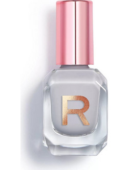 Revolution Express Nail Polish Uniform Grey Gloss Βερνίκι Νυχιών