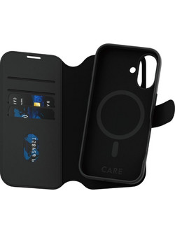 Θήκη Apple iPhone 16 - PanzerGlass MagSafe Tango Two-In-One Wallet Case - Black