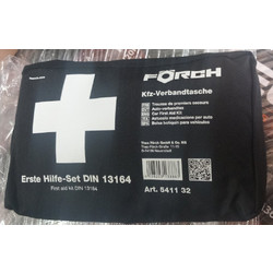 Forch 541132 Φαρμακείο Αυτοκινήτου Πλήρες Τσαντάκι DIN 13164:2022