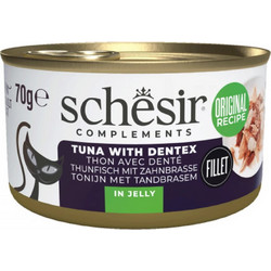 Schesir Nature for Cat with Tuna & Dentex in Jelly 85gr