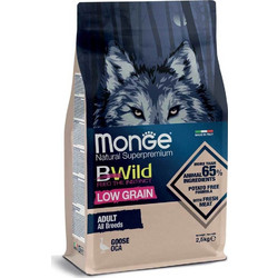 Monge Bwild Adult All Breeds Low Grain with Goose 2.5kg