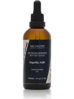 Bee Factor Βιολογικό Έλαιο Καρύδας για Πρόσωπο Σώμα & Μαλλιά 100ml