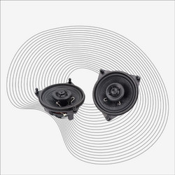 Blam 100 Mnc Σετ Ηχεία Αυτοκινήτου 4" 2 Δρόμων 40W RMS