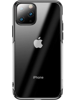 Baseus iPhone 11 Pro Fashion Θήκη Με Πλαίσιο Σιλικόνης Διάφανη - Black
