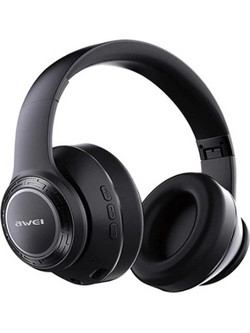 Awei A300BL Ασύρματα Bluetooth Ακουστικά Over Ear Μαύρα