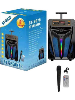 BT-2075 Σύστημα Kαραόκε με Ενσύρματο Μικρόφωνο Μαύρο